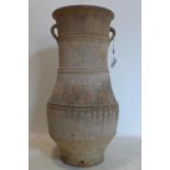 A large terracotta vase, H.99cm
