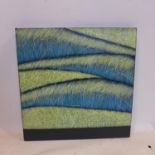 Yvonne Mills-Stanley, 'Grass Memories II', oil on linen, 61 x 61cm