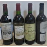 1996 Château du Grand Maine, Bordeaux, together with 1990 Château Tour des Combes, Saint-Emilion;