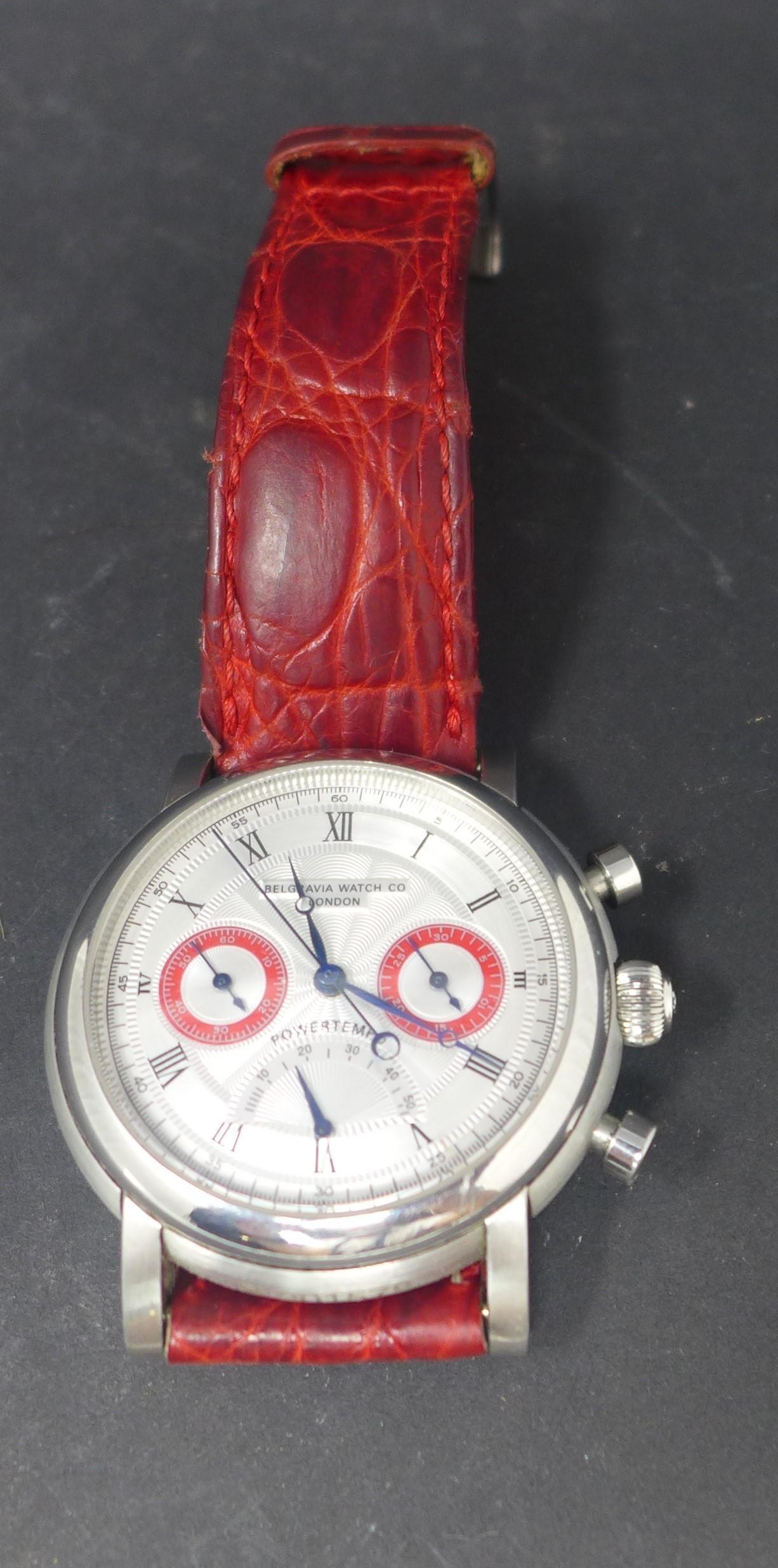 A Belgravia Watch Co. limited edition gentleman's Power Tempo chronograph wristwatch, reference - Image 2 of 2