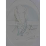 After Salvador Dali, limited edition lithograph 100/275, bearing signature, 34 x 24cm