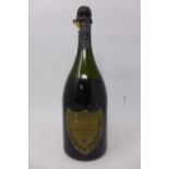 A vintage 1970 bottle of Dom Perignon in later case