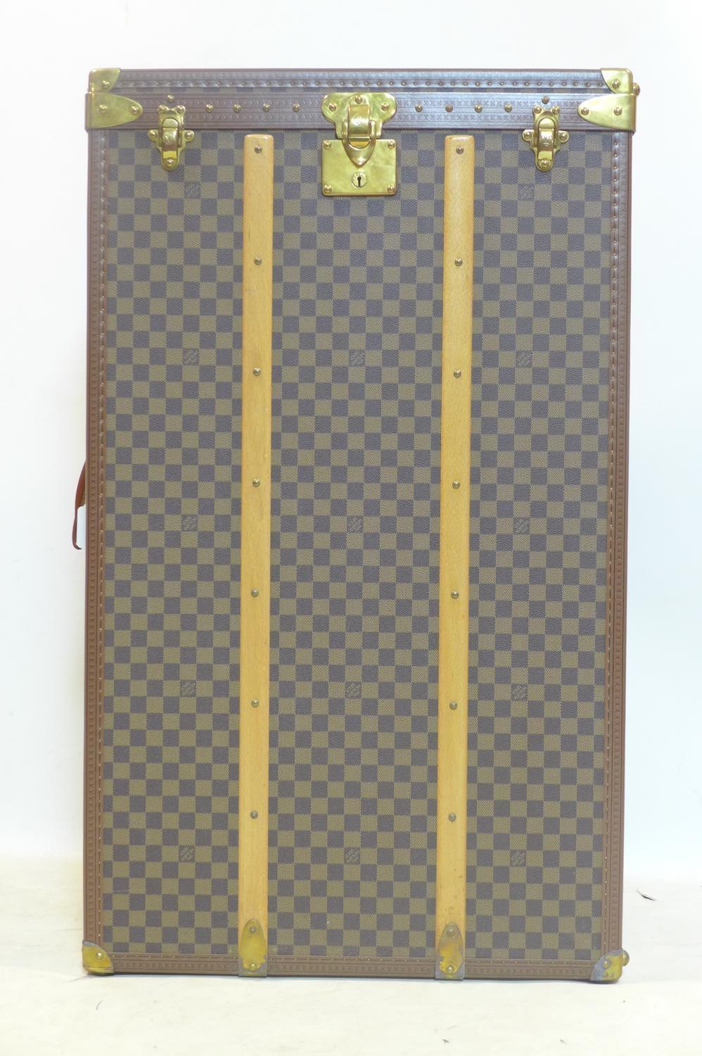 A Louis Vuitton travelling wardrobe, H.92 W.55 D.30cm - Image 5 of 11