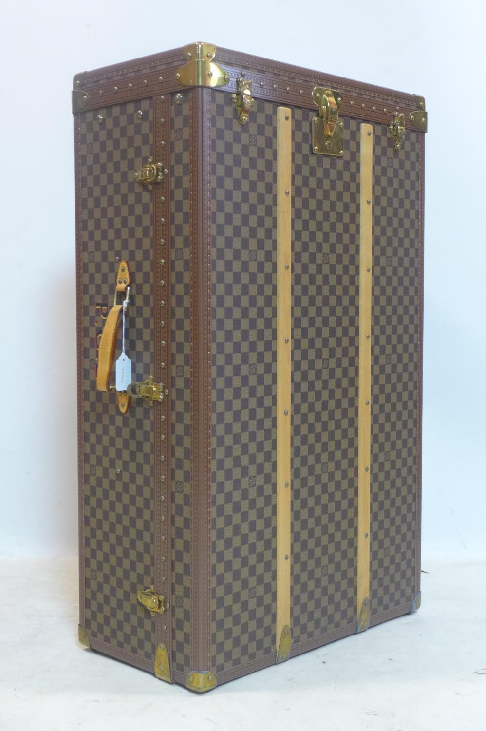 A Louis Vuitton travelling wardrobe, H.92 W.55 D.30cm - Image 6 of 11