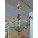 A 19th century French gilt bronze chandelier