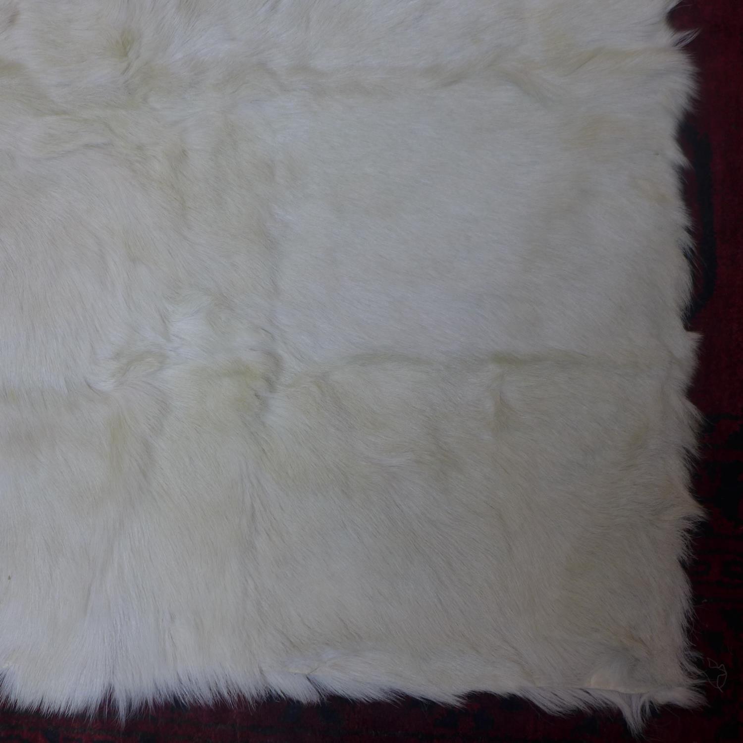 An animal hide rug, 180 x 120cm - Image 2 of 3