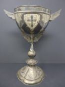 A Victorian silver trophy for Cambridge University Athletics Sports 'Three Miles Race 1869', by