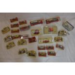 A collection of 20 vintage die cast toy cars, to include Dinky, Corgi and Days Gone examples, in