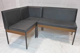 A 20th century Danish modular sofa in 3 sections