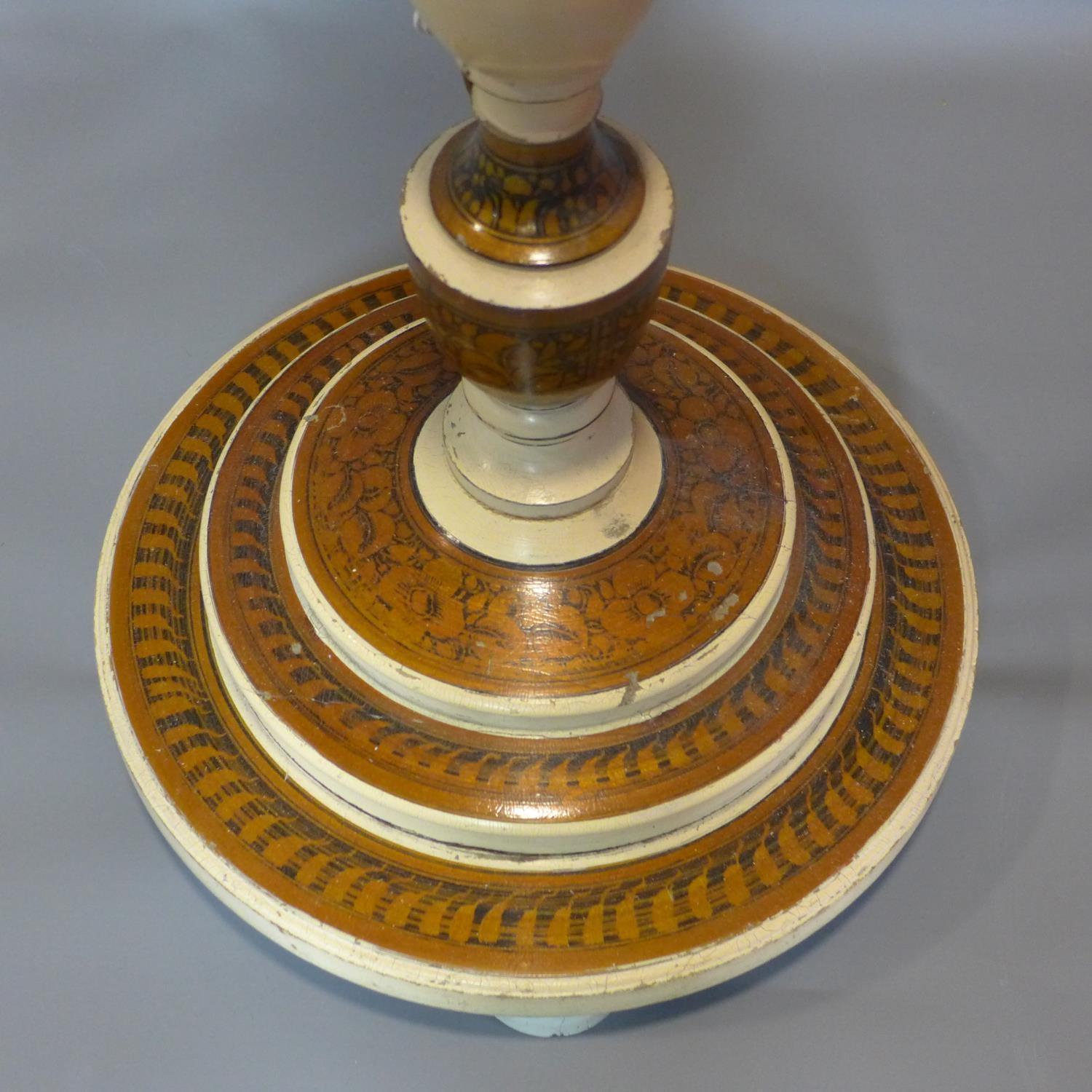 An Italian standard lamp, on stepped circular base, H.170cm - Image 2 of 4