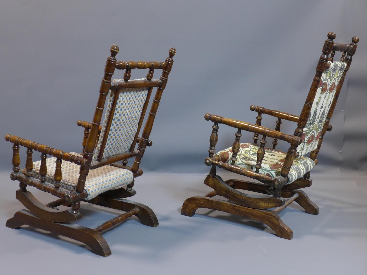 A near pair of child's rocking chairs - Image 5 of 5