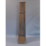 A tall Victorian chimney pot, H.166cm