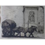 James H. Bulin, 'Le Potages de Paris', etching, signed and dated 1926, titled and numbered 96/100,