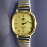 A Longines swiss made quartz ladies watch