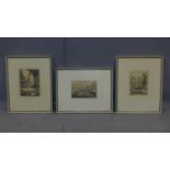 Three etchings of San Francisco, to include 'View from the Fairmount, signed and titled in pencil to