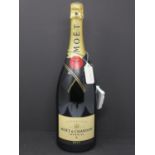 A magnum of Moet & Chandon Imperial Brut champagne