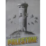 Banksy (British, b.1974), 'Walled off Palestine', 2018, poster, with invoice dated 2018 from The