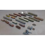 A collection of model railway carriages, to include Fleischmann and Graham Farish (qty)