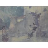 A framed and glazed Russell Flint print. H.29 W.36cm