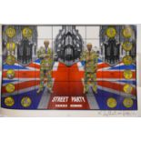 Gilbert & George (b.1943 & 1942), 'Street Party', 2008, limited edition digital print, signed by