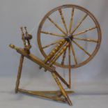 20th century Scandinavian spinning wheel (working)