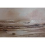 Contemporary oil painting, Waves, signed Jack Linn, 59 x 86 cm