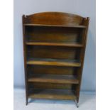 Early 20th century shelving Unit or dresser, hardwood, H.113 x W.69 x D.23 cm