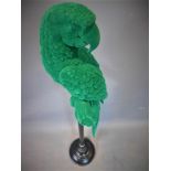 WITHDRAWN- A parrot on a stand, H.90cm