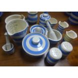 A collection of T.G. Green & Co Ltd Cornishware, to include a limited edition lemon juicer, with The