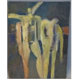 Modern British Art - Keith Vaughan (British, 1912-1977), Two Male Figures, oil on board, bearing