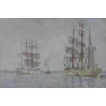 Henry Scott Tuke RA RWS (1858 ? 1929), Sailing Ships, watercolour, signed and dated 'A. S. Tuke