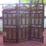 A softwood room divider