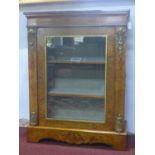 A 19th Century ornate inlay bookcase