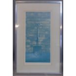 Modern English school, print of a shovel, framed and glazed, numbered signed and date, 1978, overall