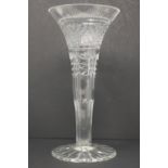 An Art Deco cut vase