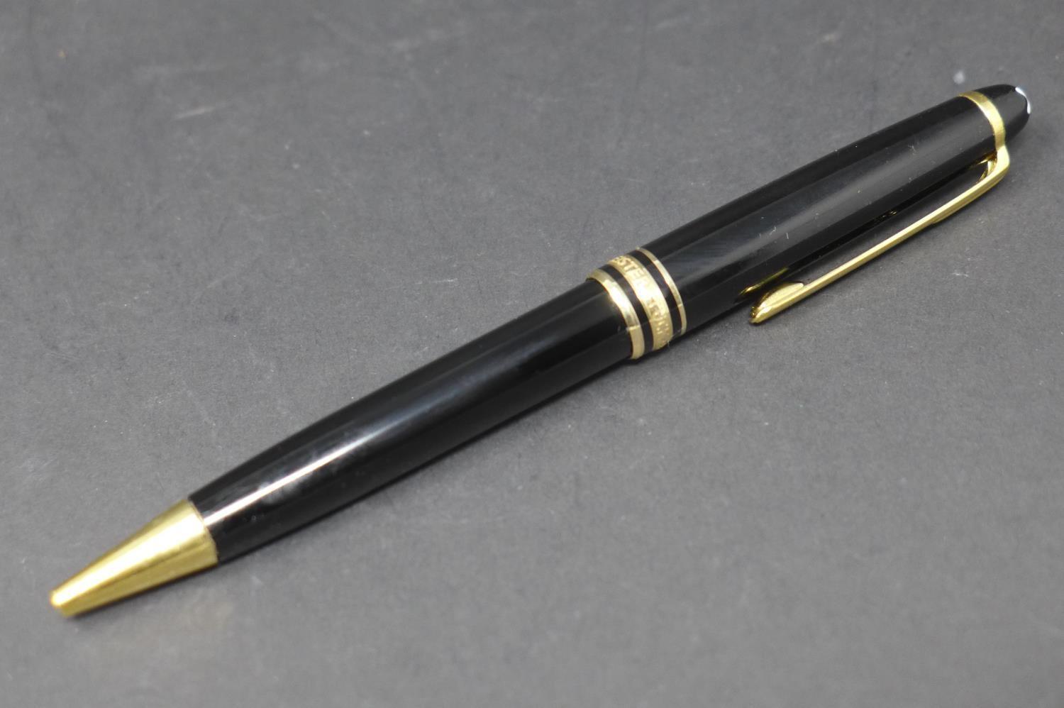 A Montblanc Meisterstück ballpoint pen