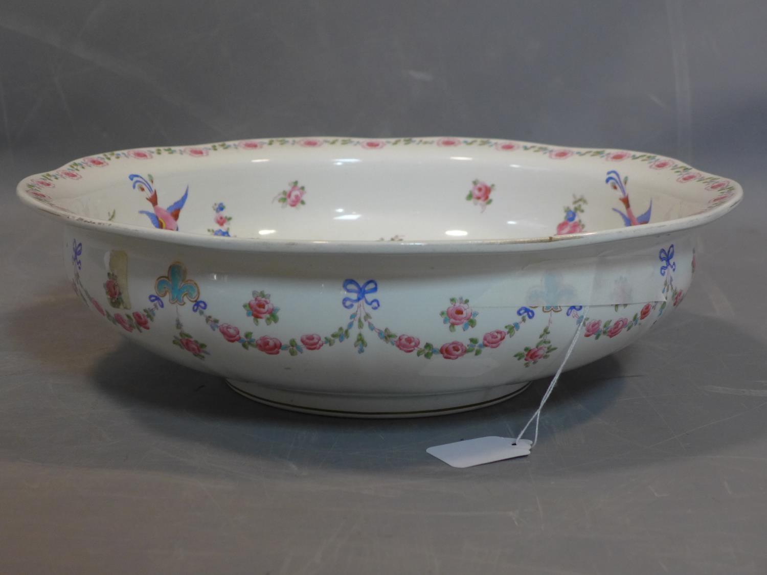 A large Victorian wash bowl by F. Winkle & Co