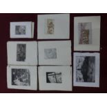 Patricia Wright (British, 1919 - 2019), Thirty etchings of various subjects, some signed titled