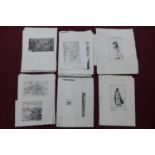 Patricia Wright (British, 1919 - 2019), Thirty etchings of various subjects, some signed titled