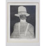 Patricia Wright (British, 1919 - 2019), 'Star seeker', etching, 40 x 33 cm