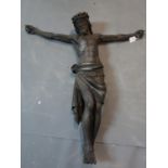 A carving of the Crucifixion, signed and dated 1923.