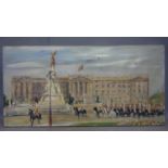 Derrick Sayer (1917-1992), Buckingham Palace, oil on canvas