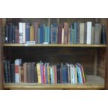 A collection of books, religious subjects