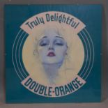 Rolf Armstrong, Double Orange Truly Delightful advertising poster, copy of the vintage advertising