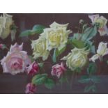 Jack Boulton (fl. 1875-1920), Still life of Roses, gouache, framed and glazed, 47 x 53cm