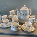 180 pieces set Minton Alpine Spring pattern comprising Small plates, (12), Side plates (11),