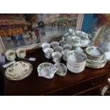 A collection of miscellaneous ceramic including dishes, plates and teacups