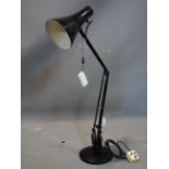 A vintage angle poise lamp