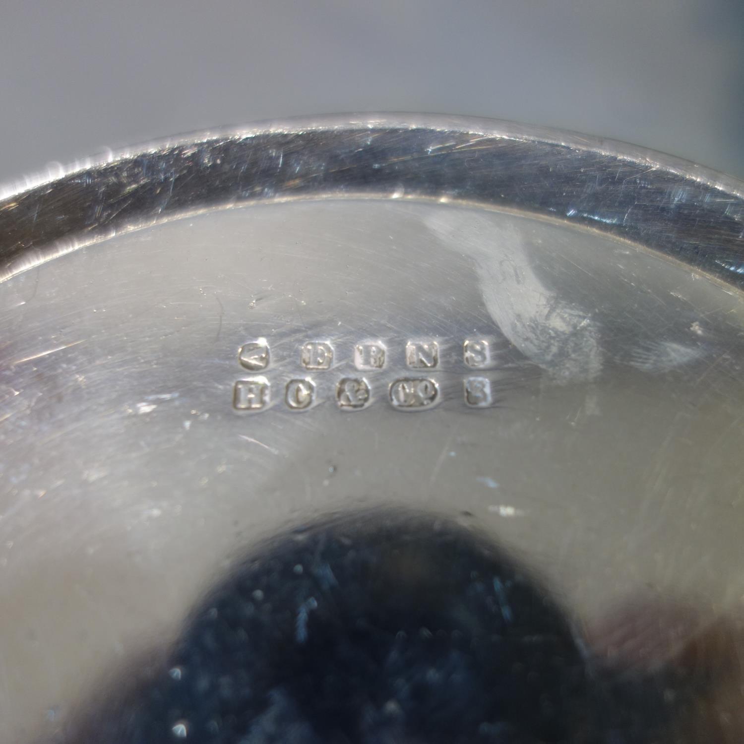 A group of silver plate items including a tea pot, a fruit basket and an ice bucket - Image 4 of 5