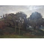 Walter John Burroughs-Fowler (British, 1861 - 1930), Forest, oil on board, signed, framed, 39 x 49
